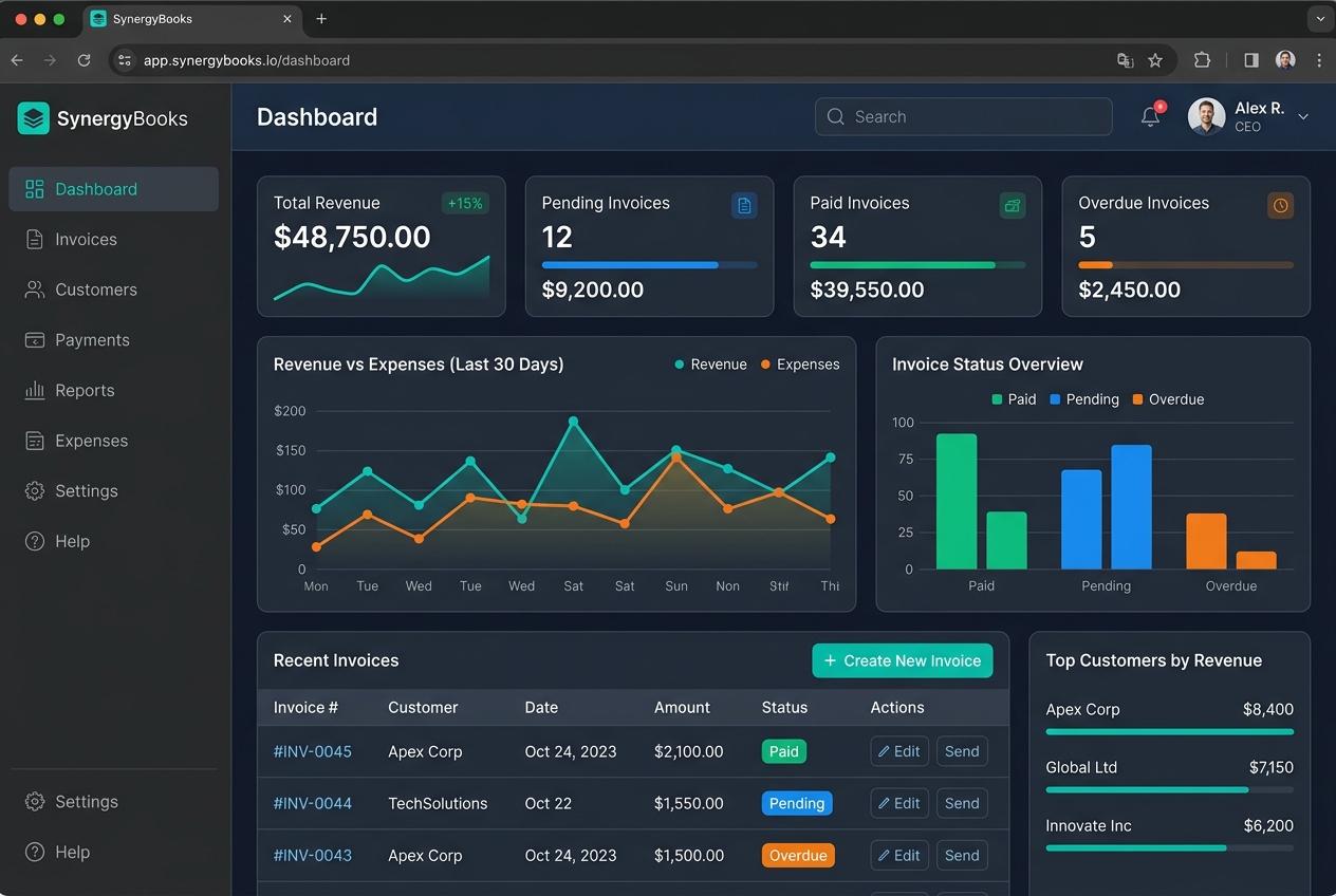 Invoice & Business Management SaaS