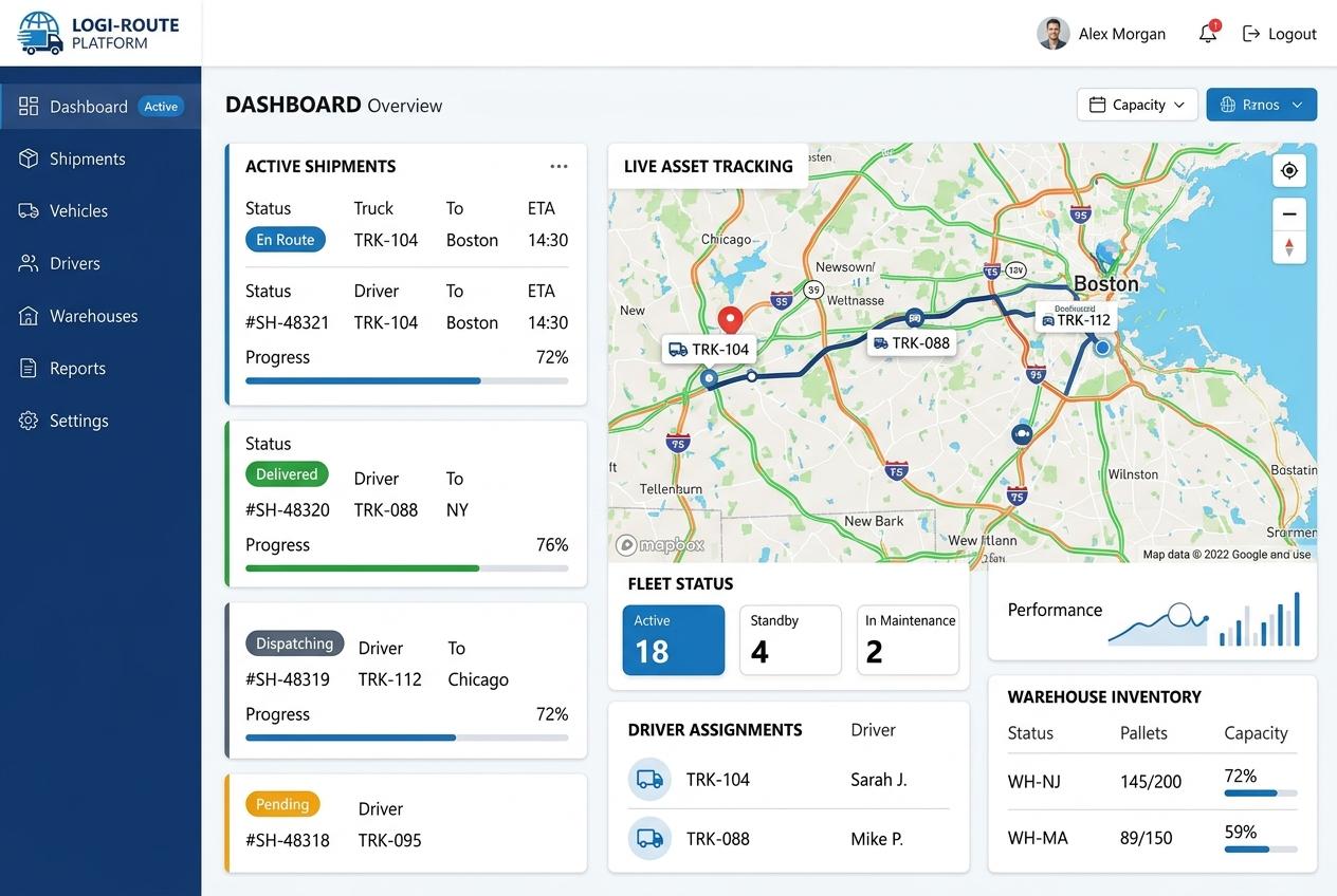 Logistics & Cargo Management System